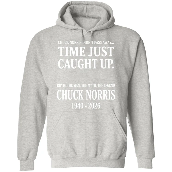 Chuck Norris Memorial Tribute Rip Legend 1940 2026 Hoodie - Image 9