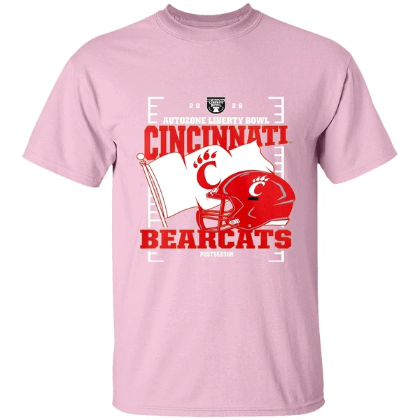 cincinnati-bearcats-2026-autozone-liberty-bowl-helmet-shirt-lightpink
