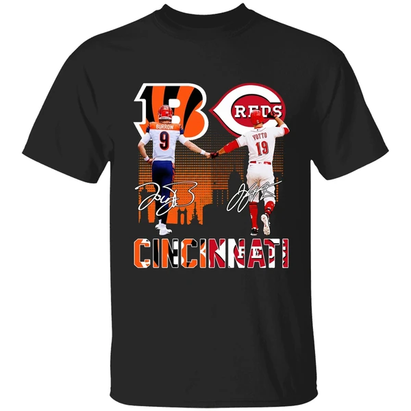 Cincinnati Bengals Joe Burrow And Cincinnati Reds Joey Votto Shirt
