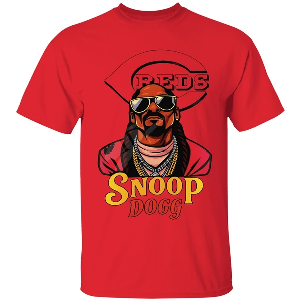 cincinnati reds 2025 snoop dogg at gabp shirt red