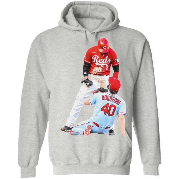 Cincinnati Reds Nick Castellanos Suspension Vs Cardinals Jake Woodford Hoodie - Image 7