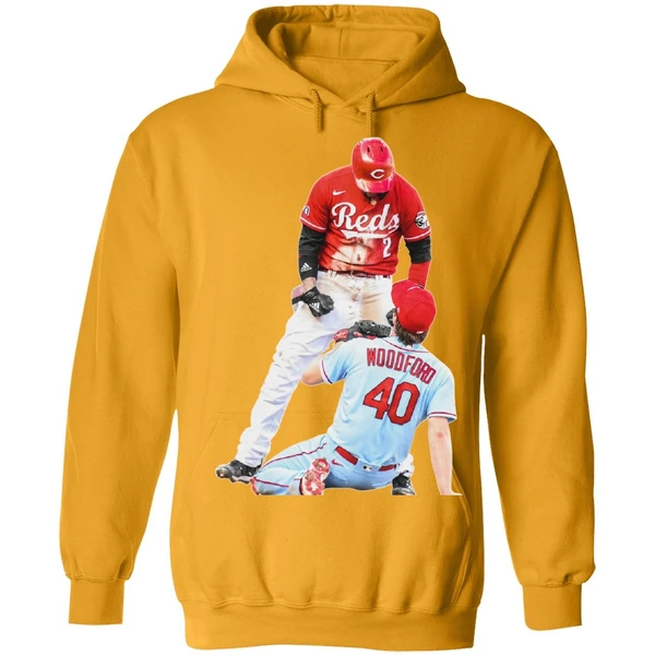 Cincinnati Reds Nick Castellanos Suspension Vs Cardinals Jake Woodford Hoodie - Image 9