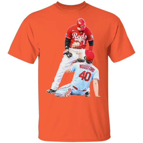 Cincinnati Reds Nick Castellanos Suspension Vs Cardinals Jake Woodford Shirt - Image 5