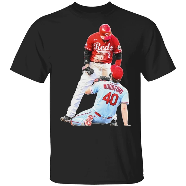 Cincinnati Reds Nick Castellanos Suspension Vs Cardinals Jake Woodford Shirt - Image 9