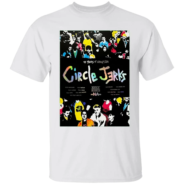 Circle Jerks Group Sex 45 Year Tour Poster Shirt