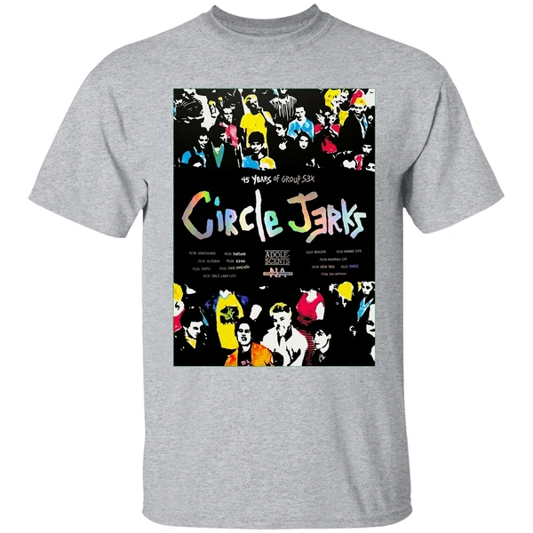Circle Jerks Group Sex 45 Year Tour Poster Shirt - Image 6