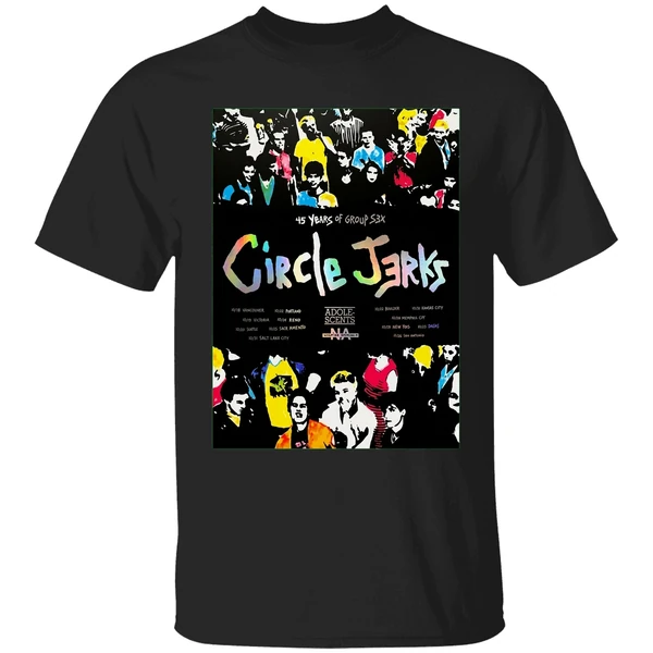 Circle Jerks Group Sex 45 Year Tour Poster Shirt - Image 7