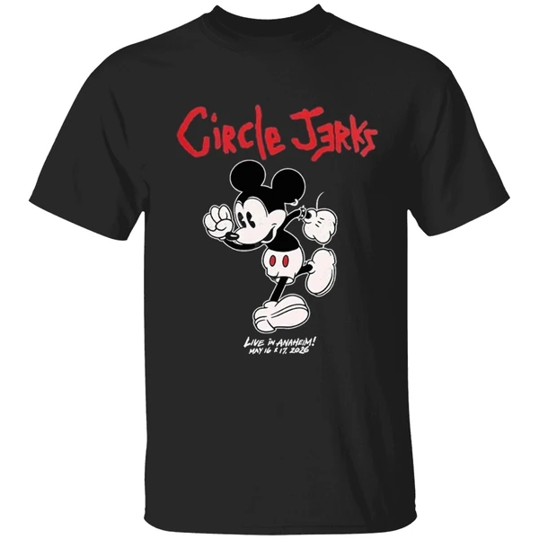 Circle Jerks Live In Anaheim Ca 2026 On May 16 And 17 Slam Dance Mickey Mouse Shirt