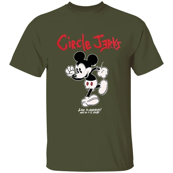 Circle Jerks Live In Anaheim Ca 2026 On May 16 And 17 Slam Dance Mickey Mouse Shirt - Image 4