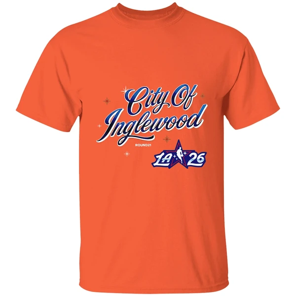 city of inglewood round21 nba all star game 2026 shirt orange