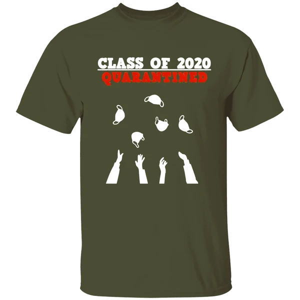 Class Of 2020 Funny Senior Friends Quarantine Graduation Shirt - Image 3