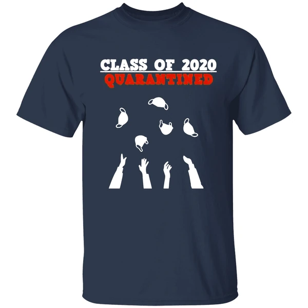 Class Of 2020 Funny Senior Friends Quarantine Graduation Shirt - Image 4
