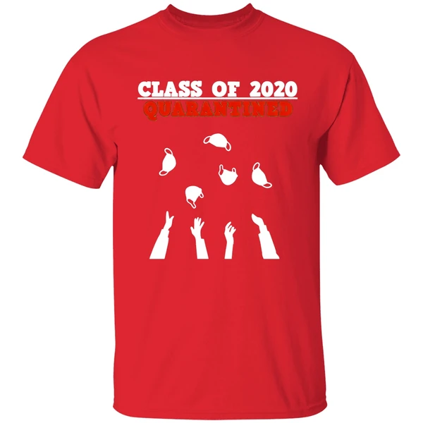 Class Of 2020 Funny Senior Friends Quarantine Graduation Shirt - Image 6