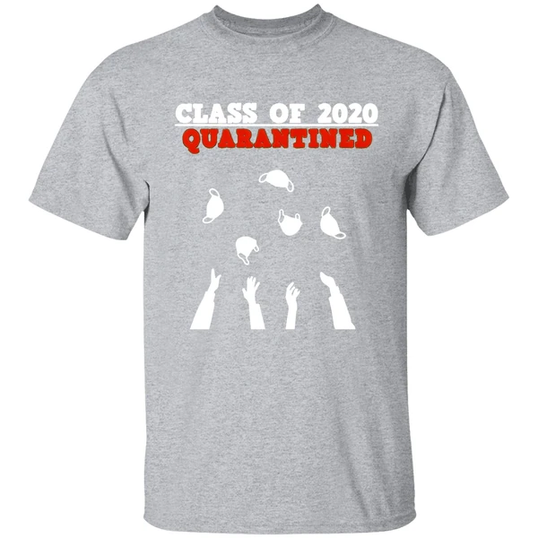 Class Of 2020 Funny Senior Friends Quarantine Graduation Shirt - Image 8