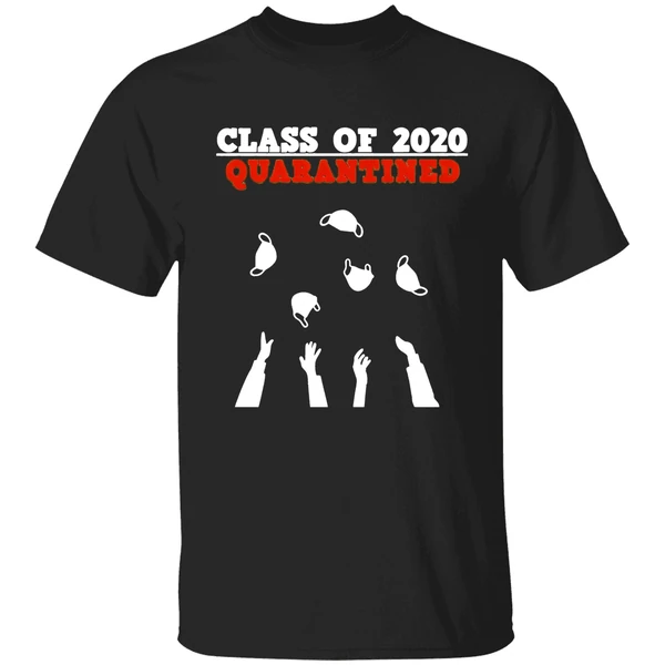 Class Of 2020 Funny Senior Friends Quarantine Graduation Shirt - Image 9