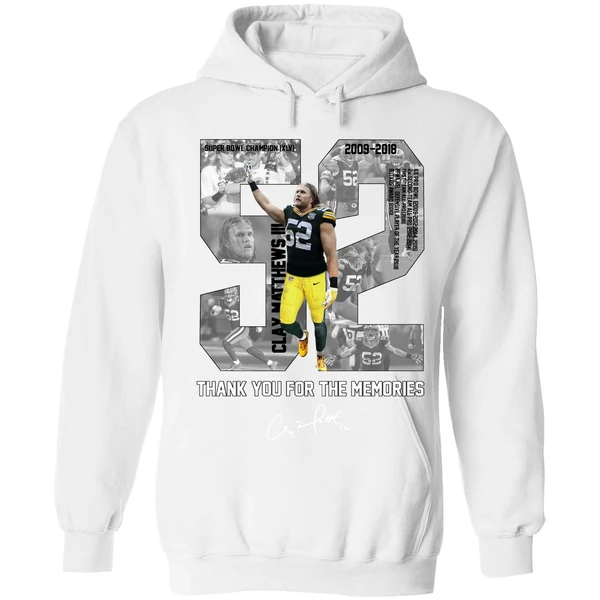Clay Matthews Iii Thank You For The Memories Hoodie - Image 6