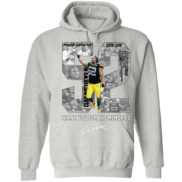Clay Matthews Iii Thank You For The Memories Hoodie - Image 7