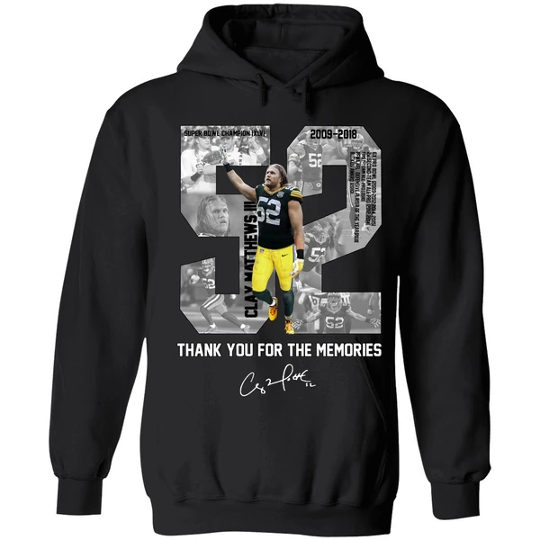 Clay Matthews Iii Thank You For The Memories Hoodie - Image 8