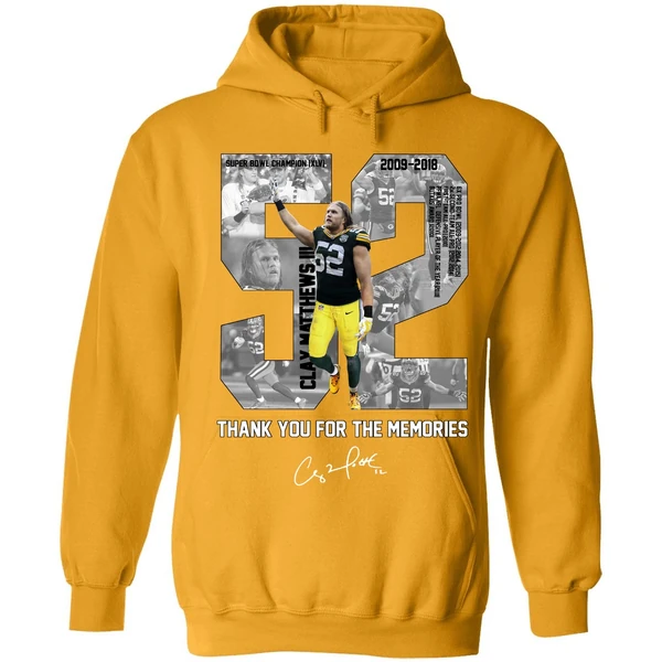 Clay Matthews Iii Thank You For The Memories Hoodie - Image 9