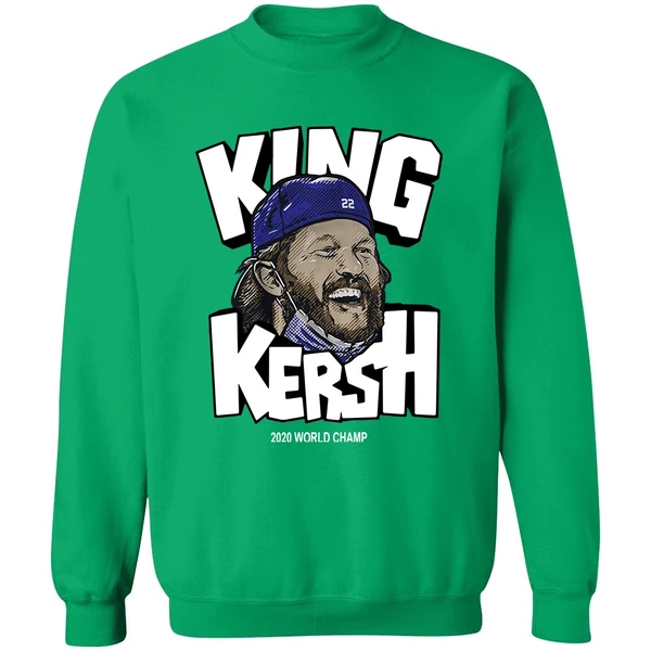 Clayton Kershaw King Kersh 2020 World Champ Sweatshirt - Image 2