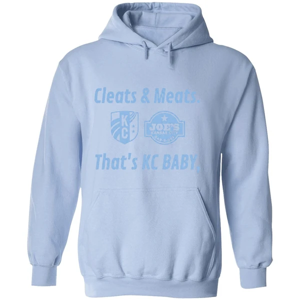 Cleats Meats Thats Kc Baby Hoodie - Image 4