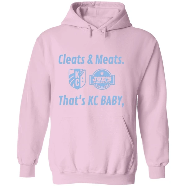 Cleats Meats Thats Kc Baby Hoodie - Image 5