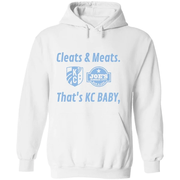 Cleats Meats Thats Kc Baby Hoodie - Image 8