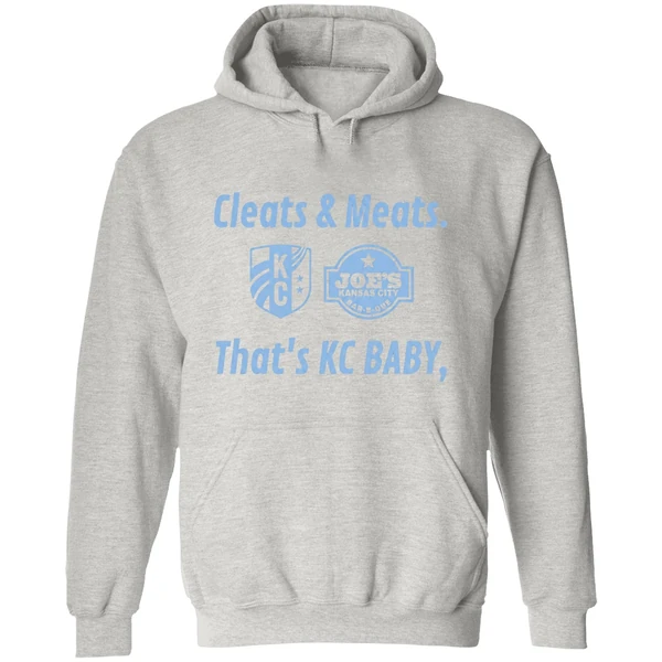 Cleats Meats Thats Kc Baby Hoodie - Image 9