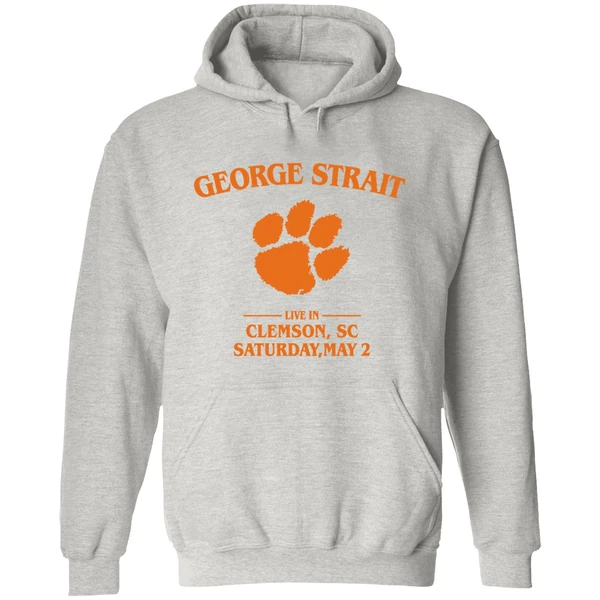 Clemson Tigers George Strait At Death Valley Hoodie - Image 9