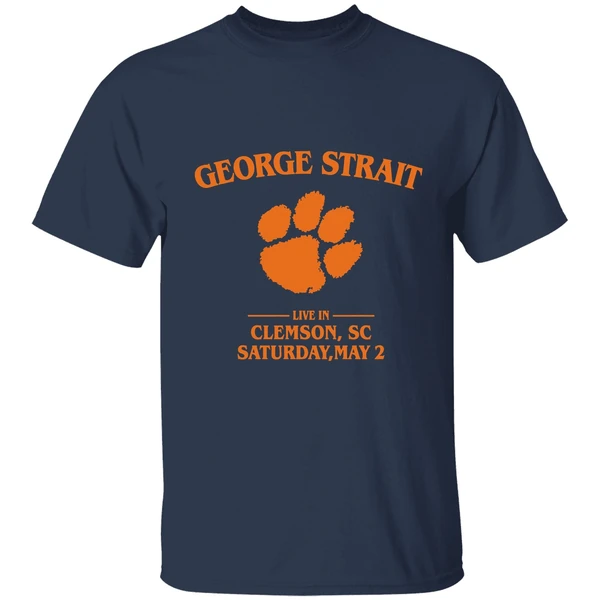 clemson tigers george strait at death valley shirt navy