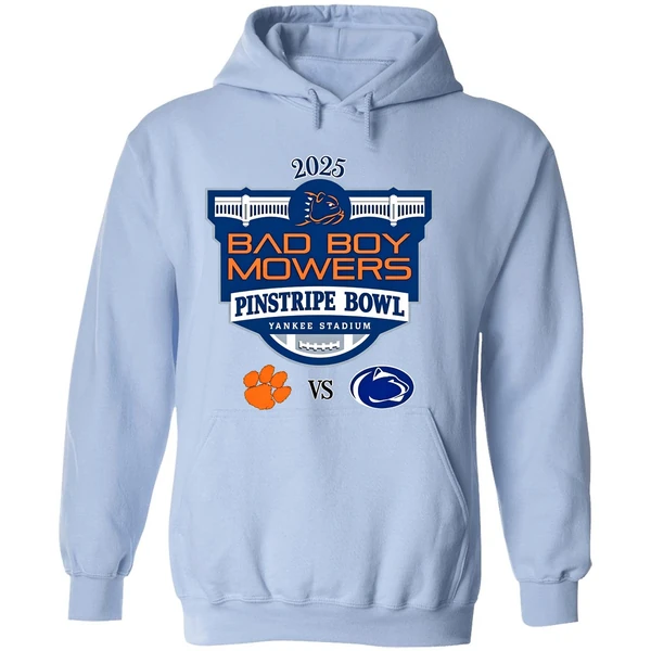 Clemson Tigers Vs Penn State Nittany Lions Football Bad Boy Mowers Pinstripe Bowl 2025 Hoodie - Image 4