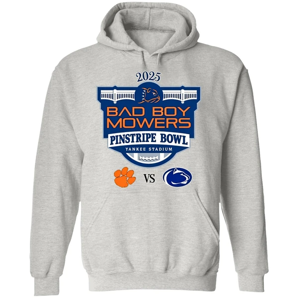 Clemson Tigers Vs Penn State Nittany Lions Football Bad Boy Mowers Pinstripe Bowl 2025 Hoodie - Image 9