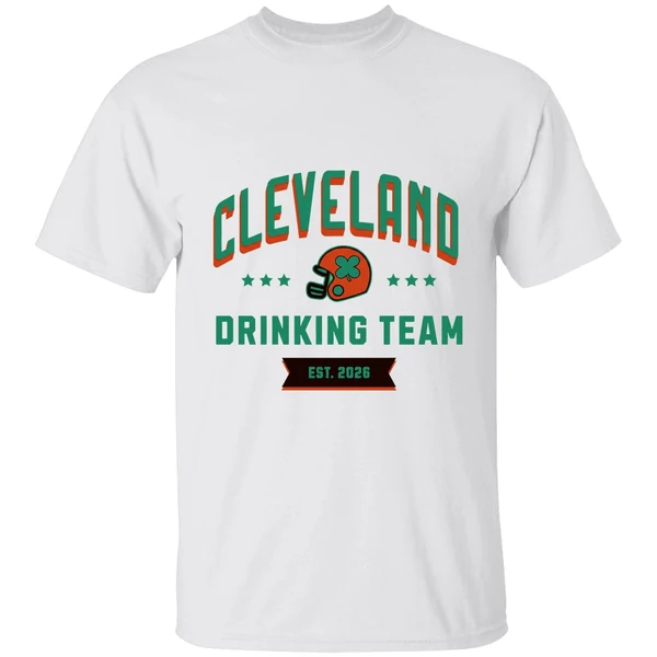 Cleveland Drinking Team Est 2026 St Patricks Day Shirt