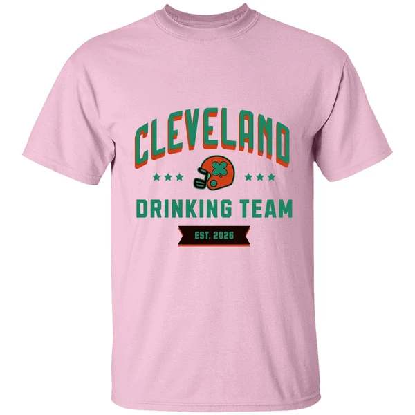 Cleveland Drinking Team Est 2026 St Patricks Day Shirt - Image 2
