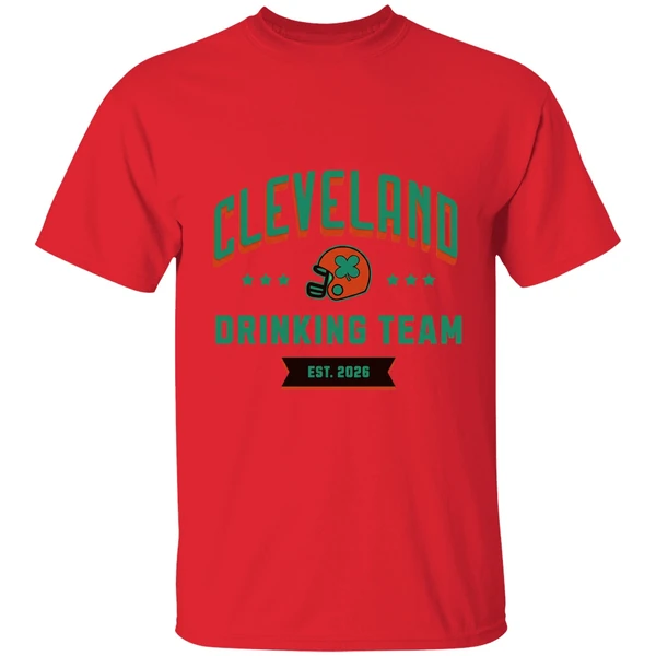 Cleveland Drinking Team Est 2026 St Patricks Day Shirt - Image 4