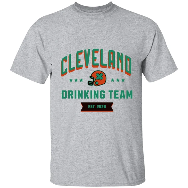 Cleveland Drinking Team Est 2026 St Patricks Day Shirt - Image 6