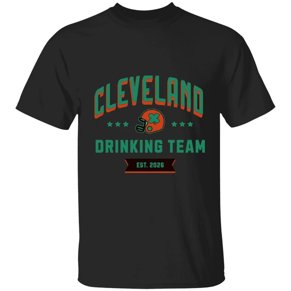 Cleveland Drinking Team Est 2026 St Patricks Day Shirt - Image 7