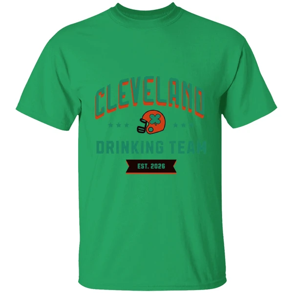 Cleveland Drinking Team Est 2026 St Patricks Day Shirt - Image 8