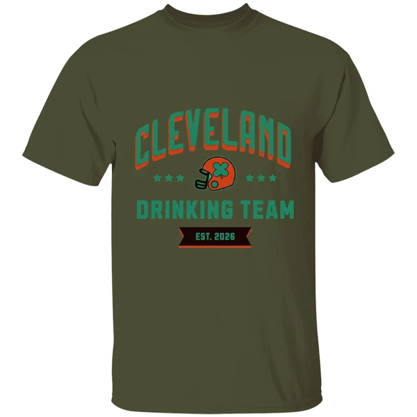 Cleveland Drinking Team Est 2026 St Patricks Day Shirt - Image 9
