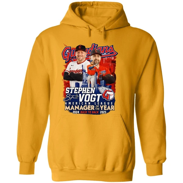 Cleveland Guardians Stephen Vogt Alcs Manager Of The Year 2025 Hoodie