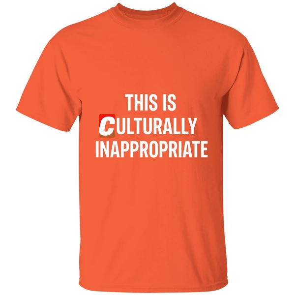 clipse dave chappelle this is culturally appropriate shirt orange