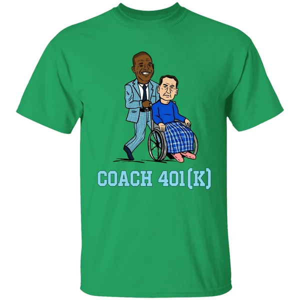 Coach 401k Hubert Davis Push Coach K In Wheelchair Shirt