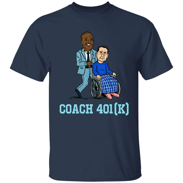 Coach 401k Hubert Davis Push Coach K In Wheelchair Shirt - Image 4