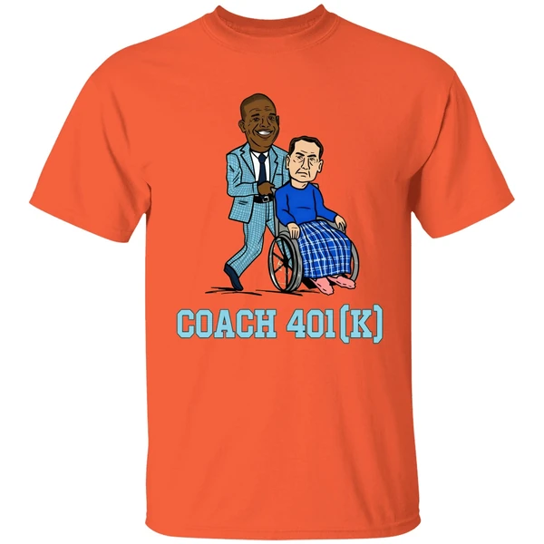 Coach 401k Hubert Davis Push Coach K In Wheelchair Shirt - Image 5