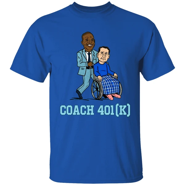 Coach 401k Hubert Davis Push Coach K In Wheelchair Shirt - Image 7