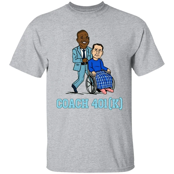 Coach 401k Hubert Davis Push Coach K In Wheelchair Shirt - Image 8