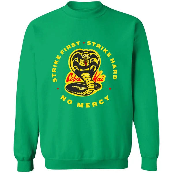 Cobra Kai Strike First Strike Hard No Mercy Sweatshirt - Image 2