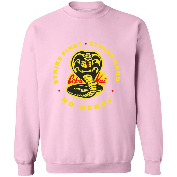 Cobra Kai Strike First Strike Hard No Mercy Sweatshirt - Image 4