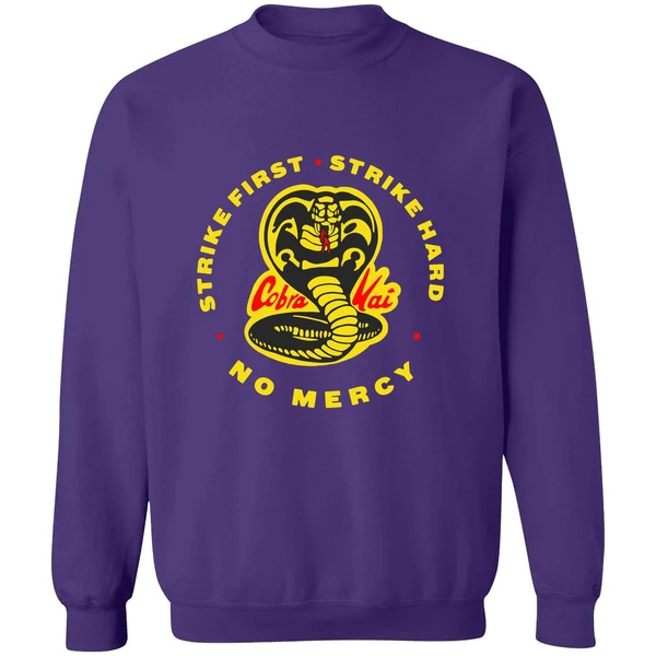 Cobra Kai Strike First Strike Hard No Mercy Sweatshirt - Image 6