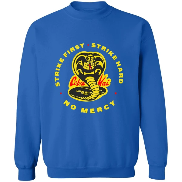 Cobra Kai Strike First Strike Hard No Mercy Sweatshirt - Image 8